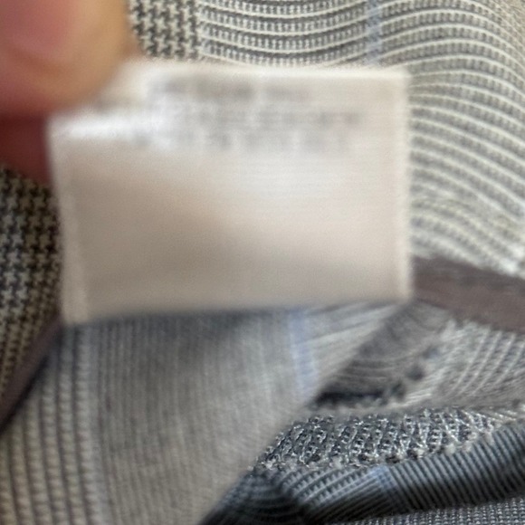 Vintage Casual‎ Corner Pants Women 8 Gray Plaid Stretch Career Bootcut Trousers - Picture 10 of 10